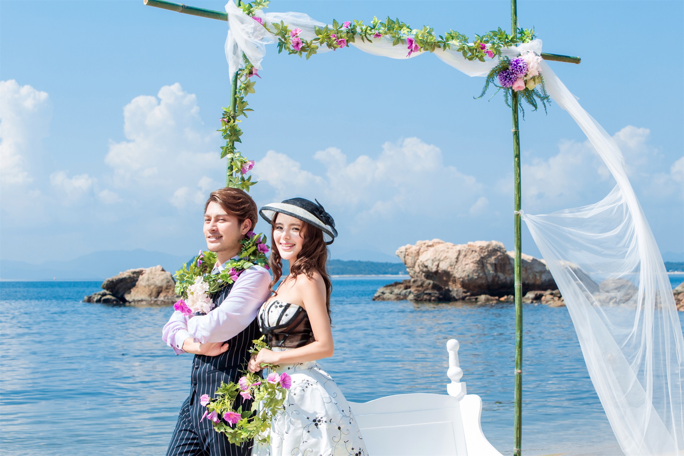 在三亚蜈支洲岛拍出来婚纱照好看吗
